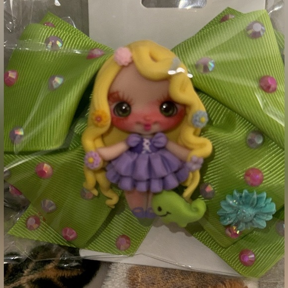 Handmade Bows Disney, Pixar assorted Characters, colors, clay, light weight - Picture 1 of 9